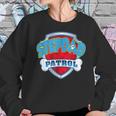 Stepdad Patrol -Dog Mom Dad Funny Gift Birthday Party Women Sweatshirt Gifts for Her