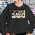 Vintage April 1972 50Th Birthday Retro Cassette Tape Women Sweatshirt Gifts for Her