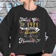 Vintage January 1971 Classic 50 Years Old 50Th Birthday Gift Women Sweatshirt Gifts for Her