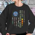 Vintage Usa Camo Flag Us Army Vietnam Veteran Retired Dad Gift Graphic Design Printed Casual Daily Basic Women Sweatshirt Gifts for Her