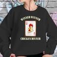 Winner Chicken Lucky Casino Gambling Blackjack Women Sweatshirt Gifts for Her