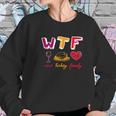 Wtf Wine Turkey Family Funny Thanksgiving Party Women Sweatshirt Gifts for Her