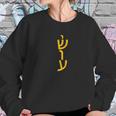 Yeshua In Vertical Hebrew Text Cool Retro Jesus Women Sweatshirt Gifts for Her