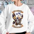 Big Strong Moth Mom Mothra Athletic Gray Women Sweatshirt Gifts for Her