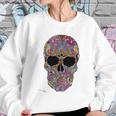 Black Flower Sugar Skull Day Of Dead Women Sweatshirt Gifts for Her