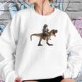 Cute Sloth Riding A Trex Tyrannosaurus Rex Women Sweatshirt Gifts for Her