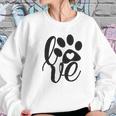 Dog Mom Life Cute Dog Paw Print Women Sweatshirt Gifts for Her