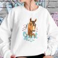 Dreamworks Riding Free Spirit Horseshoe Women Sweatshirt Gifts for Her