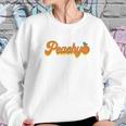 Just Peachy For Womens 70S Retro Summer Outfits Tops Peachy Graphic Women Sweatshirt Gifts for Her