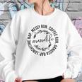 Messy Bun Coffee Run Gangsta Rap Mom Life Women Sweatshirt Gifts for Her