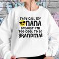 Mothers Day For Cool Nana Grandma Emoji Shades Women Sweatshirt Gifts for Her