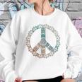 Neutral Boho Yoga Ornate Mandala Peace Sign Hippie Women Sweatshirt Gifts for Her