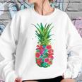 Pineapple Flowers Aloha Hawaii Vintage Hawaiian Women Sweatshirt Gifts for Her