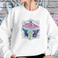 Trippy Sacred Geometry Mushroom Women Sweatshirt Gifts for Her