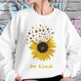 Trish Lucia Sunflower Be Kind Women Sweatshirt Gifts for Her