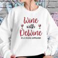 Wine With Dewine It Is 2 O Clock Somewhere In Ohio Women Sweatshirt Gifts for Her