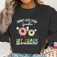 1St Grade Teacher Social Distancing Women Sweatshirt Gifts for Women