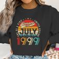 22Nd Birthday Decorations July 1999 Men Women 22 Years Old Women Sweatshirt Gifts for Women