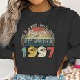 25Th Birthday Decorations January 1997 Men Women 25 Years Old Women Sweatshirt Gifts for Women