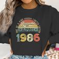 35Th Birthday Decorations April 1986 Men Women 35 Years Old Women Sweatshirt Gifts for Women