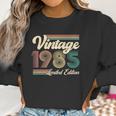 Womens 36 Years Old Gifts Born In 1985 Vintage 36Th Birthday Retro V-Neck Women Sweatshirt Gifts for Women