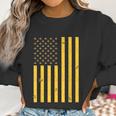 American Flag Honeycomb Honey Bee Beekeeping Beekeeper Women Sweatshirt Gifts for Women