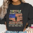 Army Military Navy - Proud Daughter Of A Vietnam Veteran Women Sweatshirt Gifts for Women