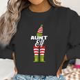 Aunt Elf Funny Pj Christmas Pajama Jammie Women Sweatshirt Gifts for Women