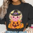 Axolotl Halloween Costume Pumpkin Pastel Goth Kawaii Anime Men Women T-Shirt Graphic Print Casual Unisex Tee Women Sweatshirt Gifts for Women