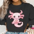 Axolotl Pastel Goth Strawberry Milk Shake Anime Aesthetic Men Women T-Shirt Graphic Print Casual Unisex Tee Women Sweatshirt Gifts for Women