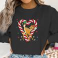 Bambi Candy Cane Christmas Women Sweatshirt Gifts for Women