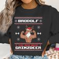 Brodolf The Red Nose Gainzdeer Gym Ugly Christmas Sweater Women Sweatshirt Gifts for Women