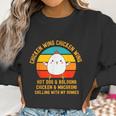 Chicken Wing Chicken Wing Song Lyric Hot Dog Bologna Retro Vintage Women Sweatshirt Gifts for Women