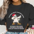 Chicken Wing Chicken Wing Song Lyric Hot Dog Bologna Women Sweatshirt Gifts for Women