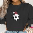 Christmas Soccer Ball Santa Claus Hat T-Shirt_Extract Women Sweatshirt Gifts for Women