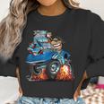 Classic Funny Sixties Sports Car Racing Hot Rod Cartoon Women Sweatshirt Gifts for Women