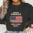 Cool 1971 Bday Funny Vintage 50Th Birthday Women Sweatshirt Gifts for Women