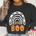 Cute Halloween Funny Halloween Day Halloween Ghost Rainbow Boo Rainbow Hal Women Sweatshirt Gifts for Women