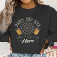 Darts And Beer Thats Why Im Here Meaningful 2022 Gift Women Sweatshirt Gifts for Women