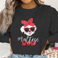 Dog Lovers Maltese Mom Fur Mama Women Sweatshirt Gifts for Women