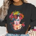 Flowers Sugar Skull Day Of The Dead Dia De Muertos Womens Women Sweatshirt Gifts for Women