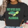 Fort Myers Beach Florida Sea Turtle Themed Women Sweatshirt Gifts for Women