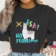 Fsa Florida State Test Day Llama For Students Women Sweatshirt Gifts for Women