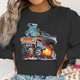 Funny Classic Hot Rod Fifties Drag Racing Muscle Car Cartoon Women Sweatshirt Gifts for Women