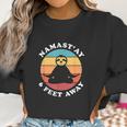 Funny Cute Sloth Yoga Namastay Social Distancing 6 Feet Away Women Sweatshirt Gifts for Women