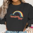 Gangsta Rap Retro Rainbow Funny Music Graphic Women Sweatshirt Gifts for Women