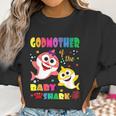 Godmother Of The Baby Shark Birthday Women Sweatshirt Gifts for Women