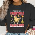 Golden Retriever Snow Gilf This Is My Christmas Pajama Shirt Women Sweatshirt Gifts for Women