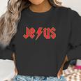 Gseagle Acdc Jesus Graphic Women Sweatshirt Gifts for Women