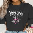 High Voltage Line Wife Black Women Sweatshirt Gifts for Women